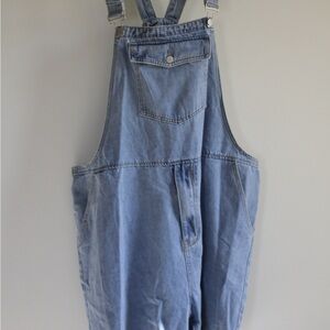 Blue Denim shorts Overalls